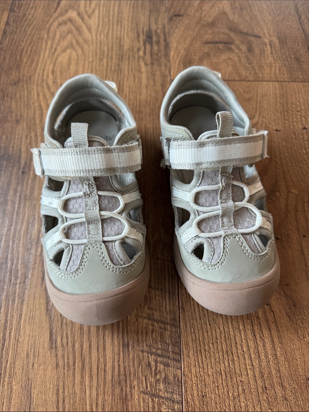 Stride Rite boys skyskip sandal, taupe/tan, size 10